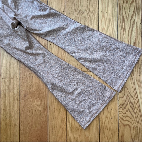 EUC Offline by Aerie Spacedye Heather Orange Rust Foldover Yoga Pants - Picture 7 of 10